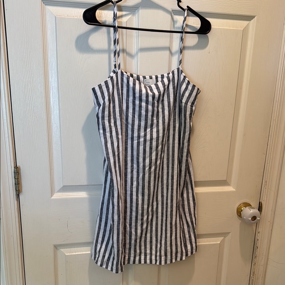 Striped Sleeveless Dress
